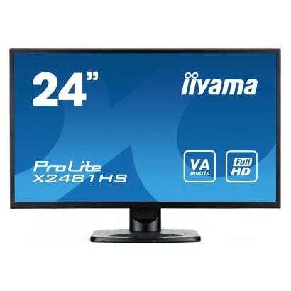 23,6" iiyama X2481HS-B1 LED 6ms D-Sub/DVI/HDMI + Spks