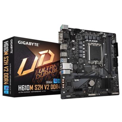 Gigabyte H610M S2H V2 DDR4, M.2, DP/DVI/VGA/HDMI, Soc 1700