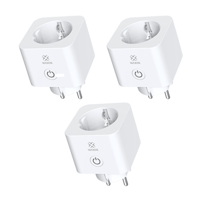 3-pack Woox R6113 Slimme stekker 16A met energiemeter