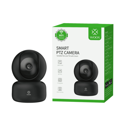 Woox R4040-Black Indoor Smart Full HD Camera PTZ IR & WiFi