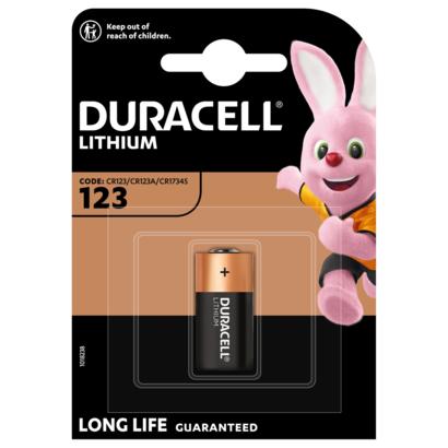 Duracell CR123 batterij 1 stuks 3V 1500mAh
