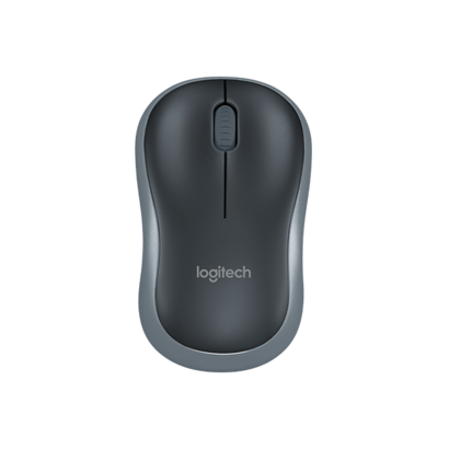 Logitech M185 draadloze muis zwart/grijs