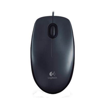 Logitech M90 optische muis USB zwart