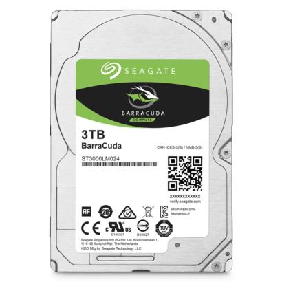 Seagate BarraCuda 3TB 15mm 2,5" ST3000LM024