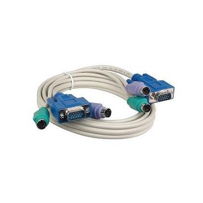 KVM kabel 1,5m PS/2 bulk