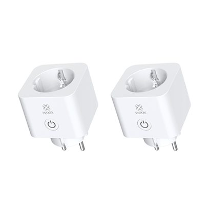 2-pack Woox R6113 Slimme stekker 16A met energiemeter