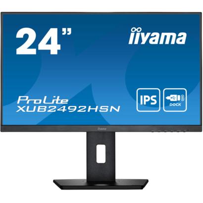 23,8" iiyama XUB2492HSN-B5 IPS 4ms HDMI/DP/USB-C dock