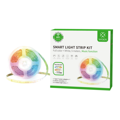 Woox R5149 Smart RGB Ledstrip kit 5 meter met muziek functie