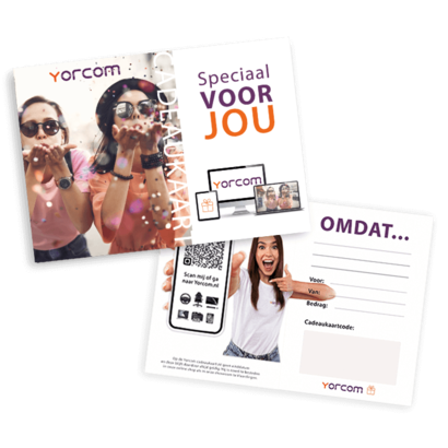 Yorcom cadeaukaart 100 euro