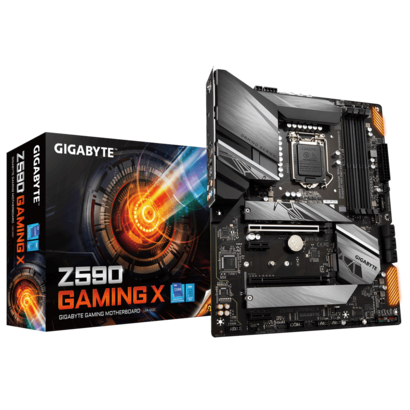 Gigabyte Z590 GAMING X, CF, DDR4, M.2, USB 3.2, Soc 1200