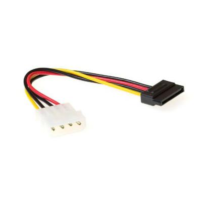 ACT SATA naar Molex 4-pin voedingskabel F/M 0,15m