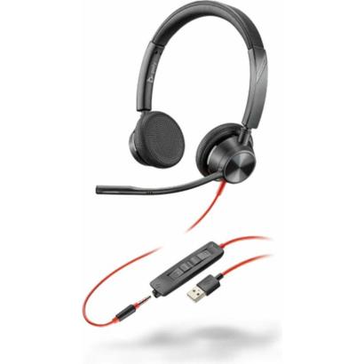 Poly Plantronics Blackwire C3325 USB koptelefoon zwart