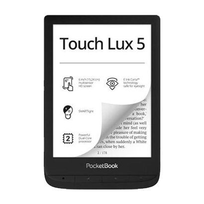 PocketBook Touch Lux 5 e-Reader zwart