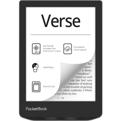 PocketBook Verse 8GB e-Reader mist grey