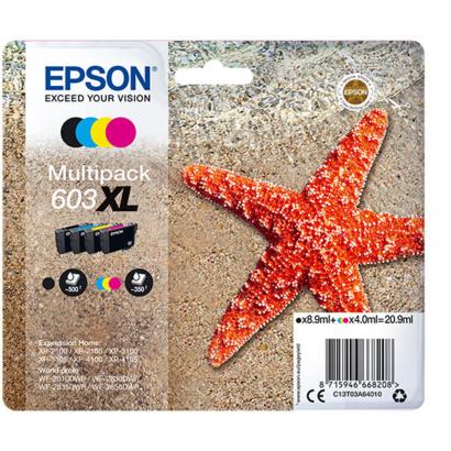 Epson 603XL Multipack zwart/cyaan/magenta/geel