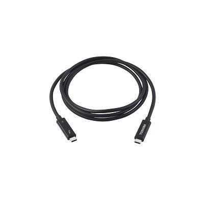 Toshiba Thunderbolt 3 USB-C kabel M/M 1,5m zwart