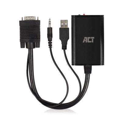 ACT VGA naar HDMI converter met audio M/F