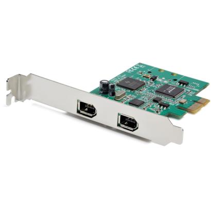 StarTech 2-poorts 1394a Firewire 400 PCI-E 1x adapterkaart