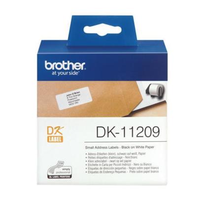 Brother DK-11209 adreslabel klein 62x29mm wit