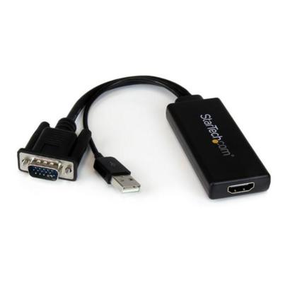 StarTech VGA naar HDMI met USB Audio/Voeding M/F adapter