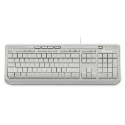 Microsoft Wired 600 toetsenbord USB wit