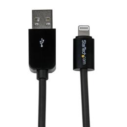 StarTech 8-pin Lightning naar USB kabel 2m zwart