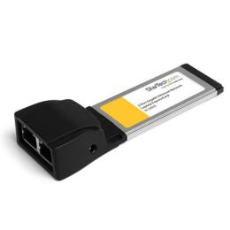 StarTech 2-poorts Gigabit LAN expressCard