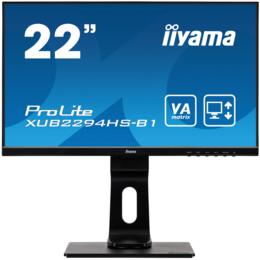 21,5" iiyama XUB2294HS-B1 VA 4ms D-Sub/HDMI/DP speakers