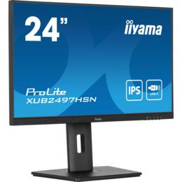 23,8" iiyama XUB2497HSN-B1 IPS 1ms HDMI/DP/USB Dock speakers
