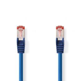 Blauwe CAT6 S/FTP netwerkkabel 0,50m