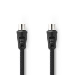 Nedis Coaxkabel 90dB M/F 3m zwart