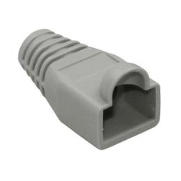 Donker grijze UTP connector huls (per stuk)