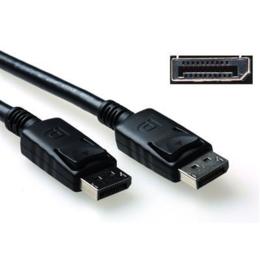 ACT Displayport kabel M/M 2 meter (met powerpin)