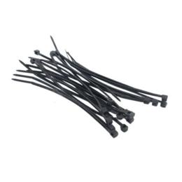Tie-wrap/kabelbinders 20cm à 100 stuks zwart