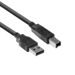 ACT USB 2.0 A naar B kabel M/M 0,5 meter (printerkabel)
