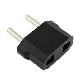 Euro adapter 110/240V - UK/US/AU plug naar EU zwart