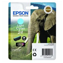 Epson 24 Claria Photo HD licht cyaan inktcartridge