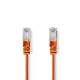 Oranje CAT5e SF/UTP netwerkkabel 1m bulk