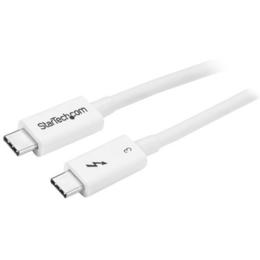 StarTech Thunderbolt 3 40Gbps USB-C kabel M/M 0,5m wit