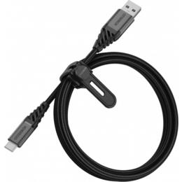 Otterbox Premium USB-A naar kabel 1meter Dark Ash