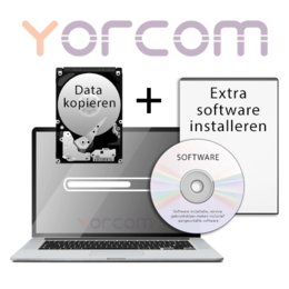 GEBRUIKSKLAAR MAKEN PC/LAP + DATA OVERZETTEN + EXTRA SOFTW