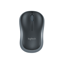 Logitech M185 draadloze muis zwart/grijs