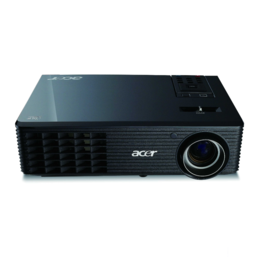 Acer X1161 beamer met 1 dag huur (50,- borg)