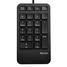 V7 numeriek toetsenbord USB zwart