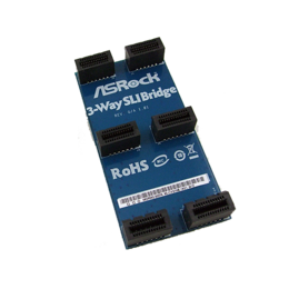 AsRock 3-way SLI Bridge blauw