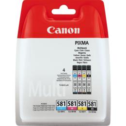 Canon CLI-581 value pack cyaan/magenta/geel/zwart