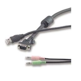 Belkin SOHO USB KVM kabel + audio 1,8m F1D9101n06