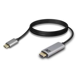 ACT USB-C naar HDMI 4K adapterkabel 1,8m