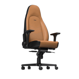 Noblechairs Icon Real leather gamestoel cognac/zwart