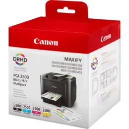 Canon PGI-2500 value pack zwart/cyaan/magenta/geel